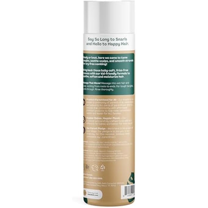 Hello Bello KID'S CONDITIONER - HYPOALLERGENIC, PH-BALANCED & DERMATOLOGIST-TESTED - THOUGHTFUL INGREDIENTS - COCONUT, 10 FL OZ (1 PACK) - Image 2